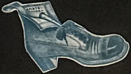 Amstel Schoen – reclamesluitzegel in schoenenvorm