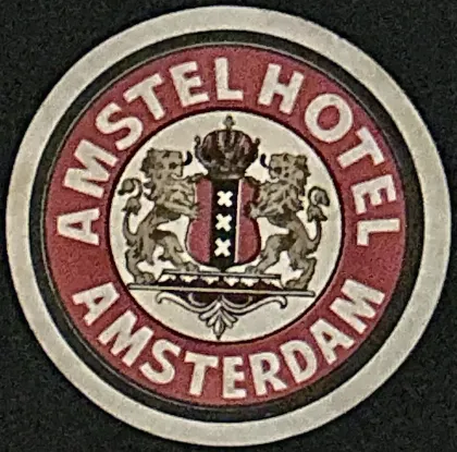 Sluitzegel Amstel Hotel Amsterdam
