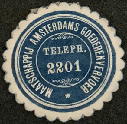 Sluitzegel Maatschappij Amsterdams Goederenvervoer