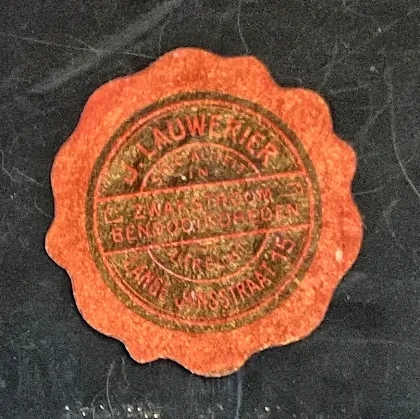 Sluitzegel J. Lauwerier – Zwakstroom Benodigdheden, Utrecht