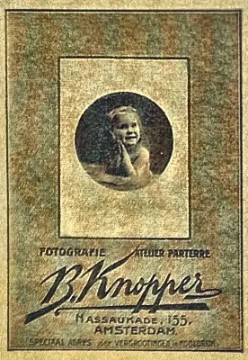 Sluitzegel Fotografie B. Knopper, Amsterdam
