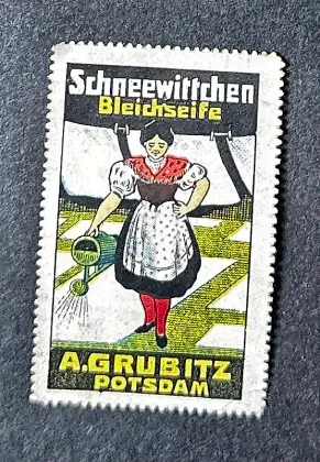 Schneewittchen Bleichseife – A. Grubitz, Potsdam