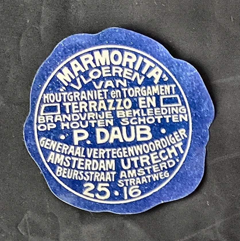 Marmorita Vloeren – P. Daub, Amsterdam & Utrecht