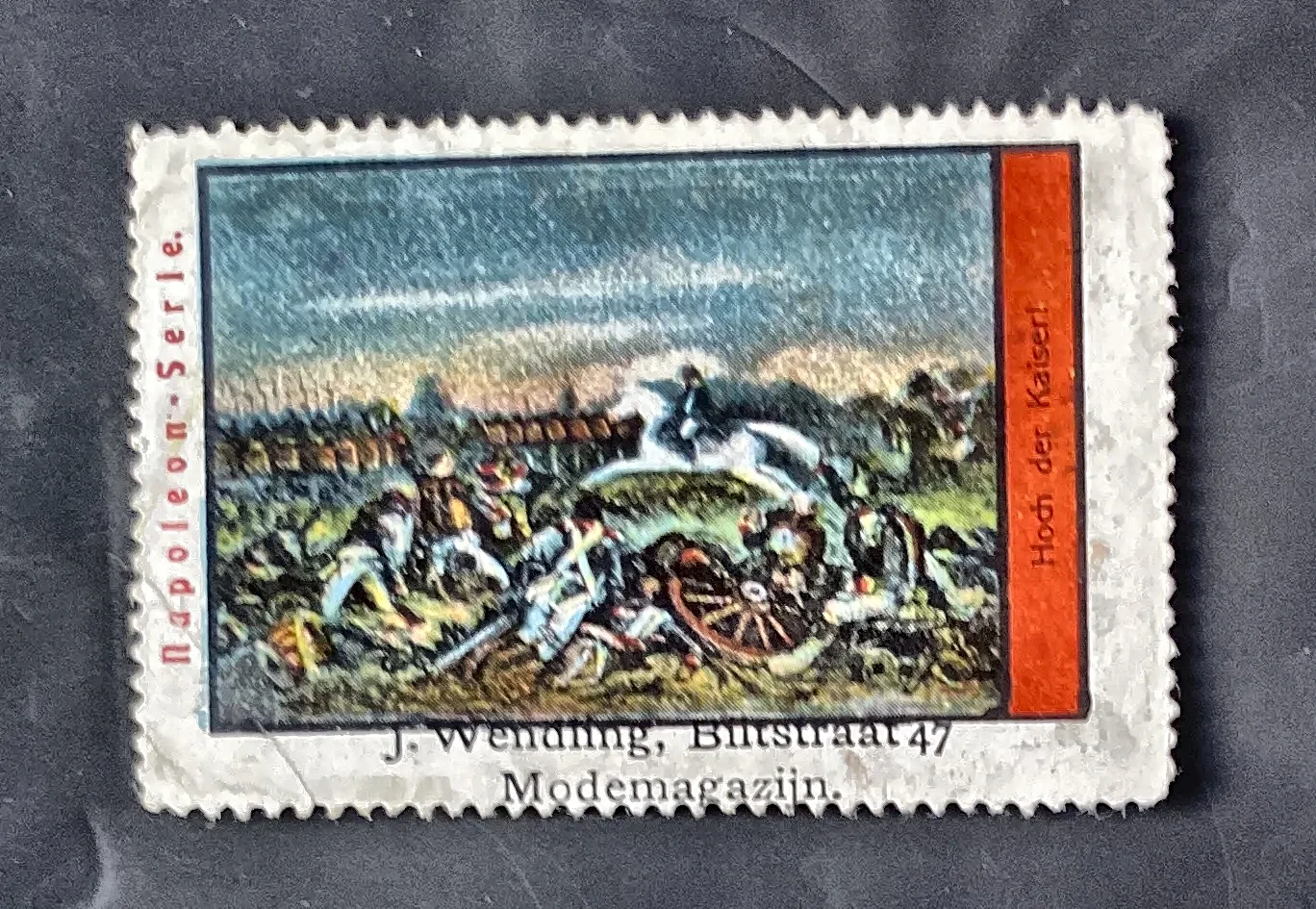 Napoleon-serie sluitzegel – J. Wending Modemagazijn Utrecht