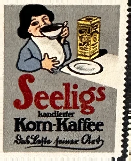 Seeligs handlenter Korn-Kaffee – sluitzegel
