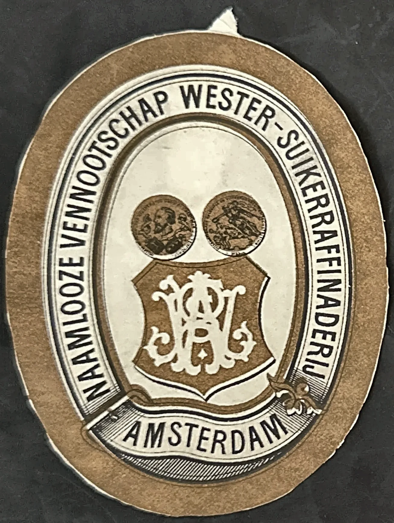 Sluitzegel Wester-Suikerraffinaderij Amsterdam