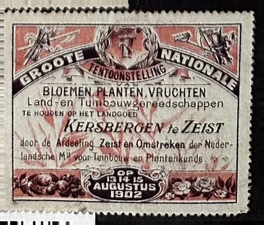 Groote Nationale Tentoonstelling Bloemen & Planten, Zeist 1902
