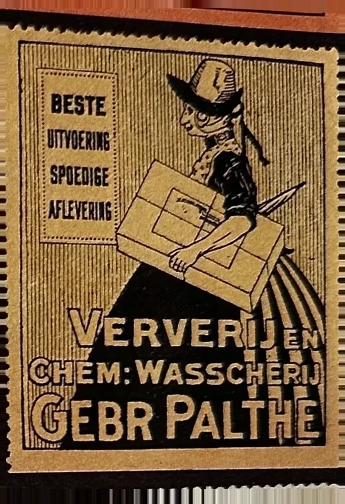 Sluitzegel Gebr. Palthe – Verwerij en Chem. Wasscherij