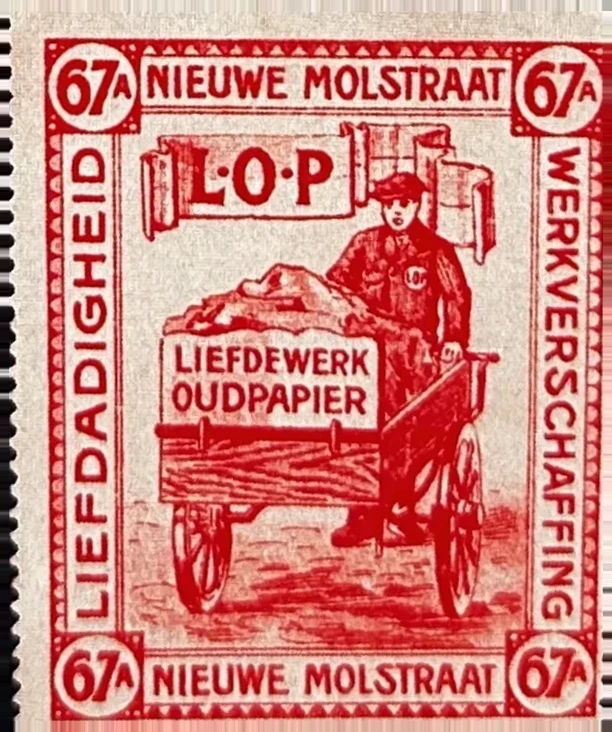 L.O.P. – Liefdewerk Oudpapier, Nieuwe Molstraat Den Haag