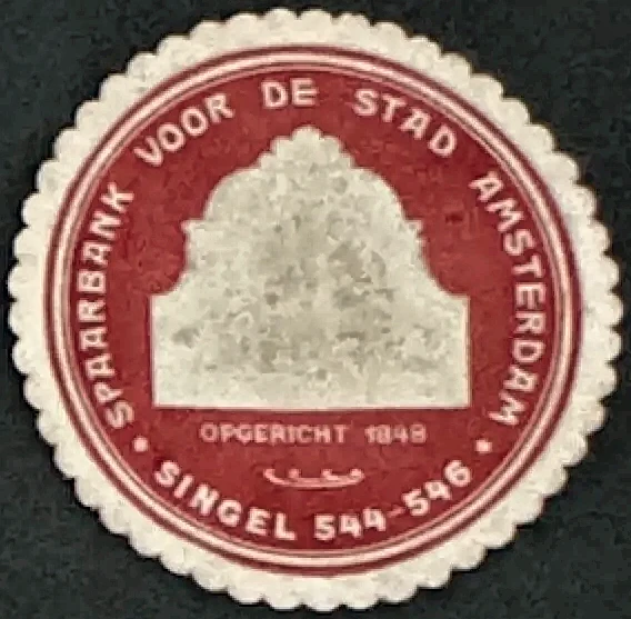 Sluitzegel Spaarbank voor de Stad Amsterdam