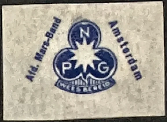 Afd. Mars-Band Amsterdam – NPG Sluitzegel