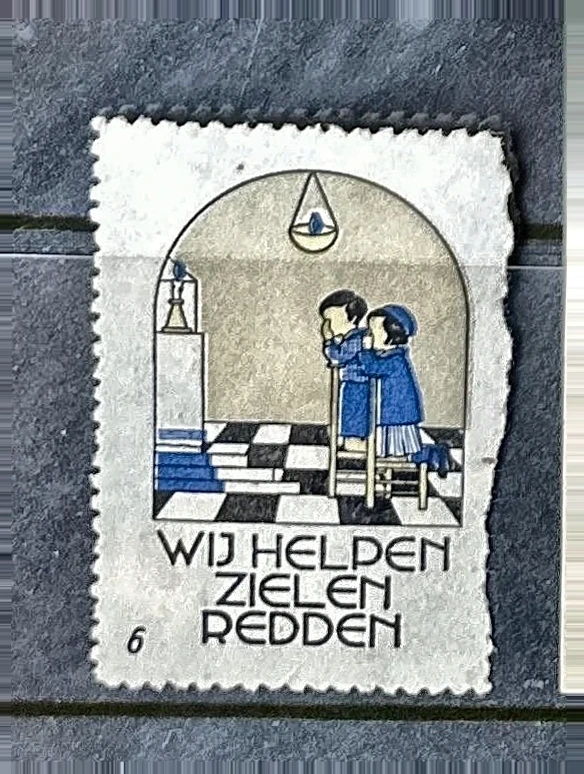 Wij Helpen Zielen Redden – Religieuze Sluitzegel Nr. 6