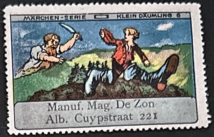 Klein Däumling – Märchen-Serie nr. 6, Manuf. Mag. De Zon Amsterdam