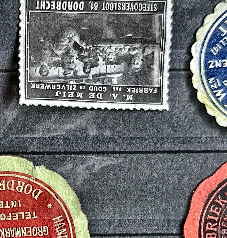 Sluitzegel Obreen & Co. Handelsdrukkerij en Kantoorboekhandel, Dordrecht