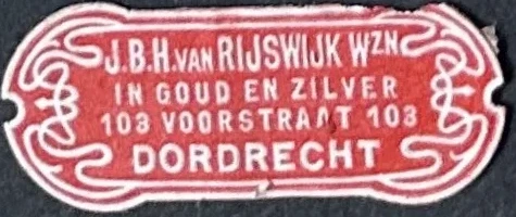 J.B.H. van Rijsswijk Wzn. – Goud en Zilver, Dordrecht