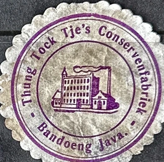 Thung Tock Tje's Conservenfabriek – Bandoeng, Java