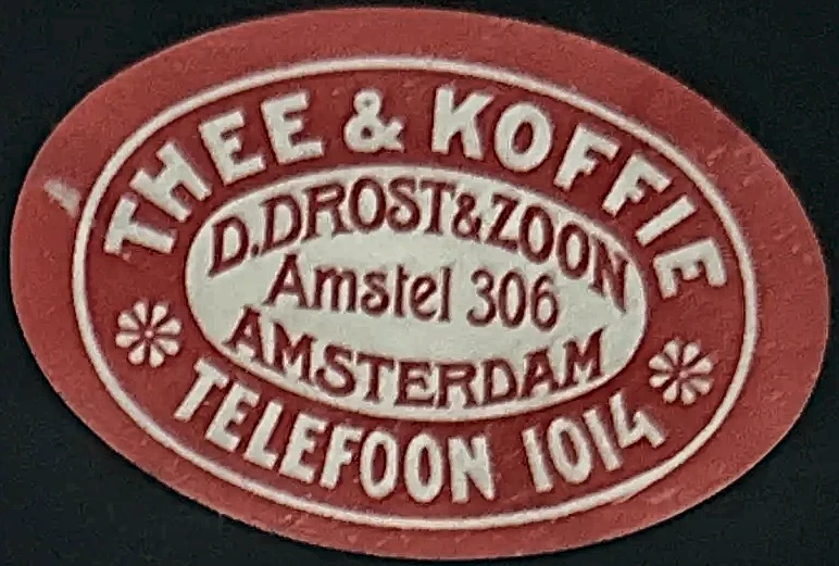 Sluitzegel D. Drost & Zoon – Thee & Koffie Amsterdam