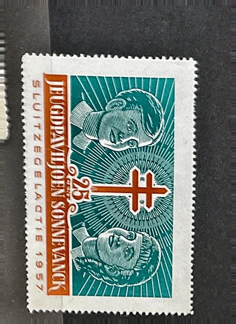 Sluitzegelactie Jeugdpaviljoen Sonnevanck 1957
