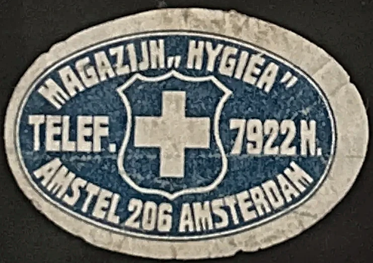 Sluitzegel Magazijn Hygiéa, Amsterdam