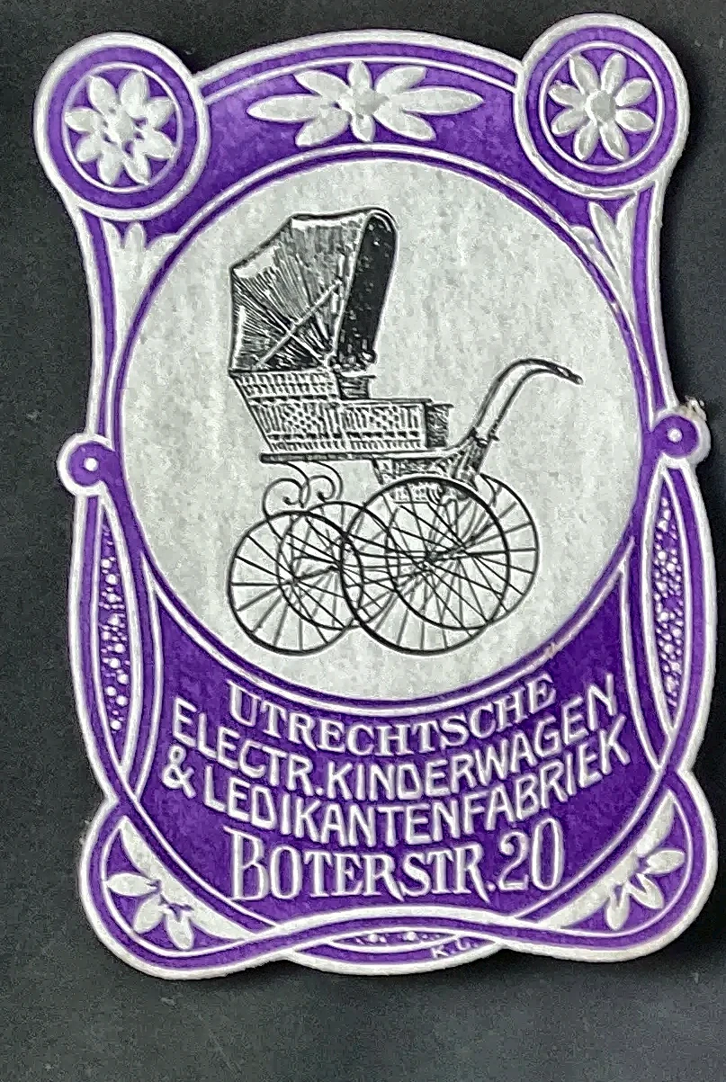 Utrechtsche Electr. Kinderwagen & Ledikantenfabriek – Boterstraat 20