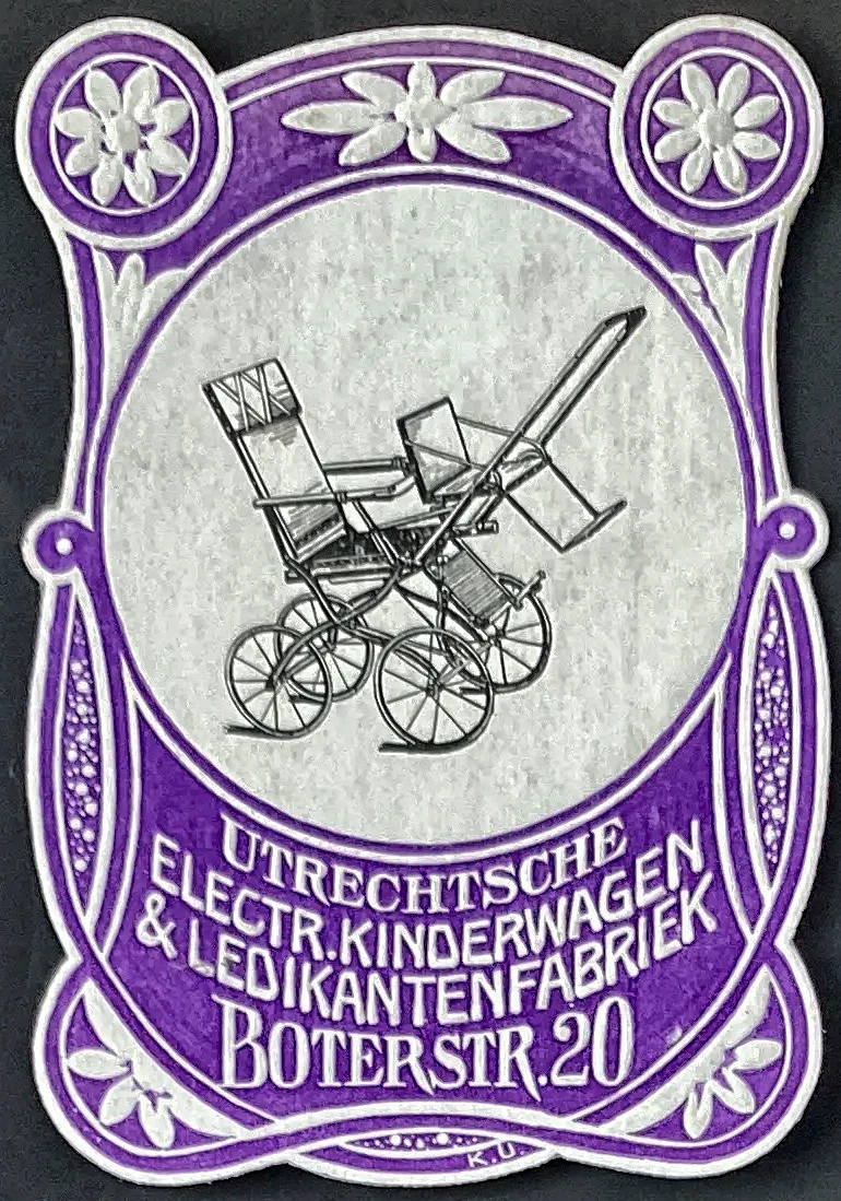 Utrechtsche Electr. Kinderwagen & Ledikantenfabriek – Boterstraat 20
