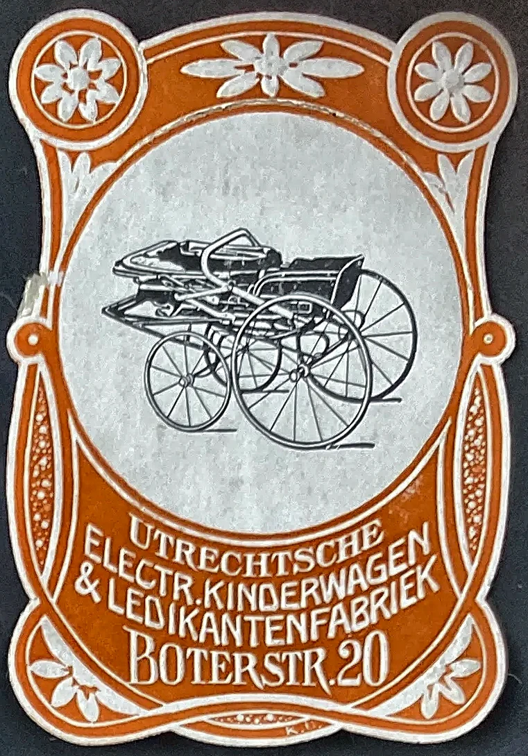 Utrechtsche Electr. Kinderwagen & Ledikantenfabriek – Boterstraat 20