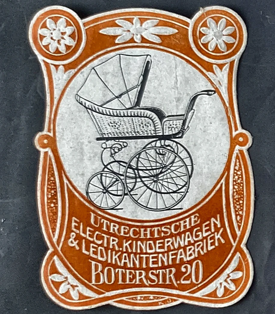 Utrechtsche Electr. Kinderwagen & Ledikantenfabriek – Boterstraat 20