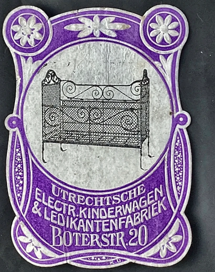 Utrechtsche Electr. Kinderwagen & Ledikantenfabriek – Boterstraat 20