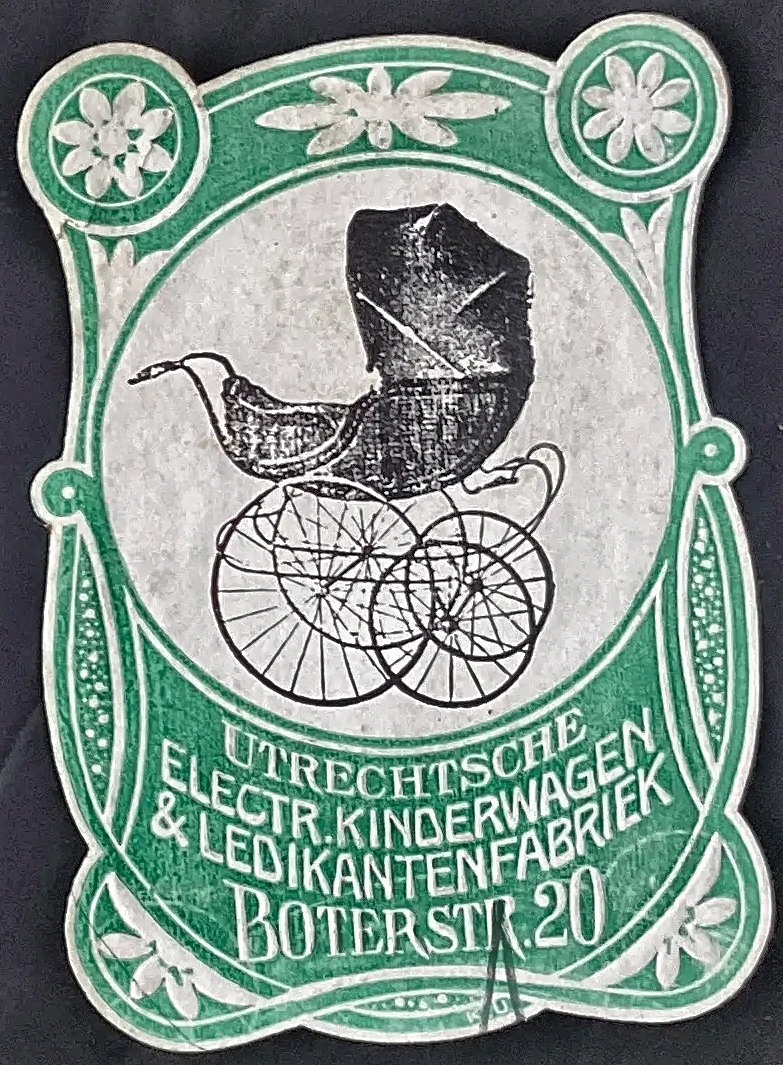 Utrechtsche Electr. Kinderwagen & Ledikantenfabriek – Boterstraat 20