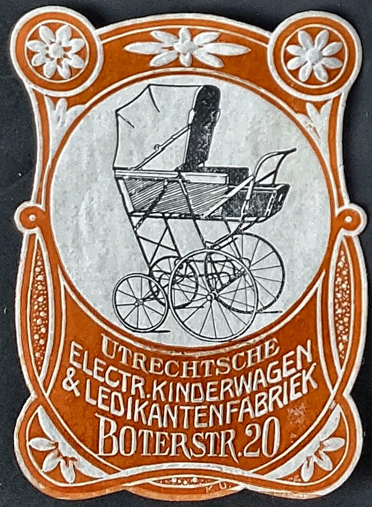 Utrechtsche Electr. Kinderwagen & Ledikantenfabriek – Boterstraat 20