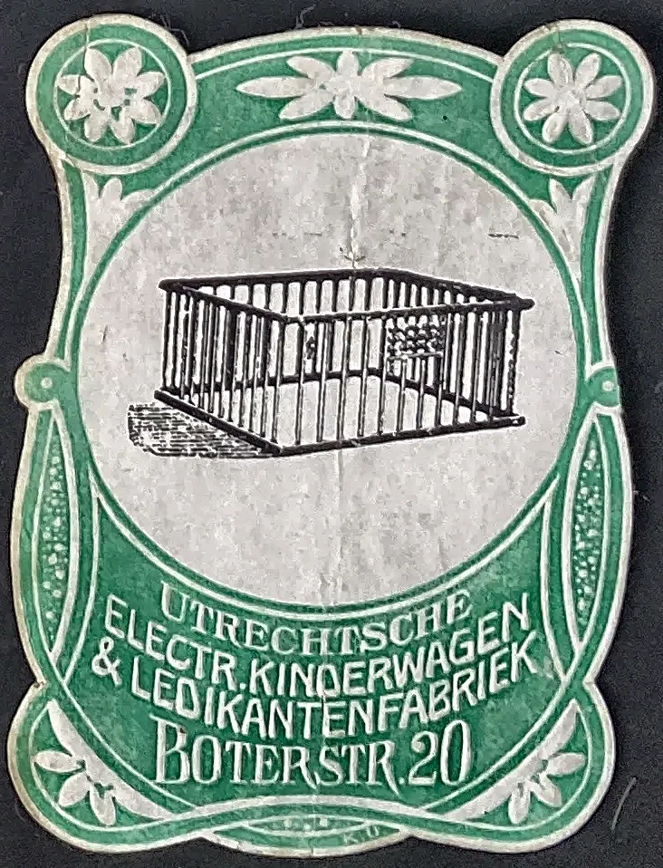 Utrechtsche Electr. Kinderwagen & Ledikantenfabriek – Boterstraat 20