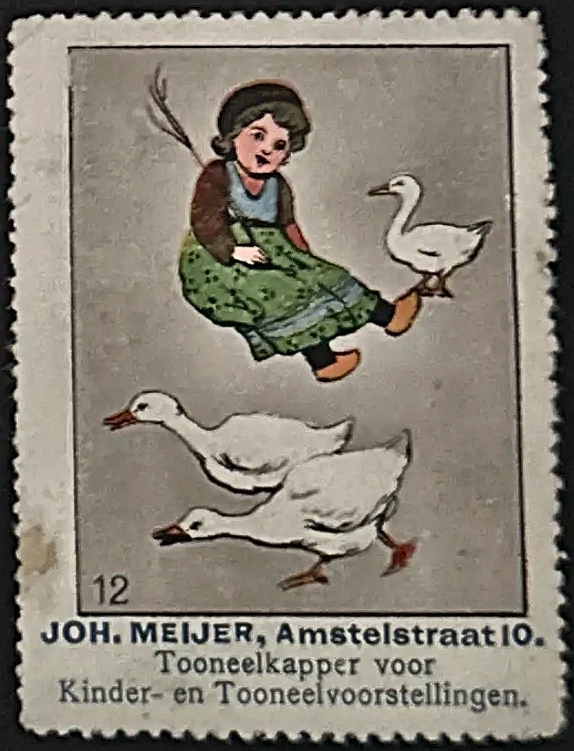 Sluitzegel Joh. Meijer – Tooneelkapper Amsterdam