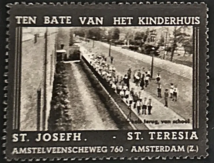 Sluitzegel ten bate van Kinderhuis St. Joseph en St. Teresia Amsterdam