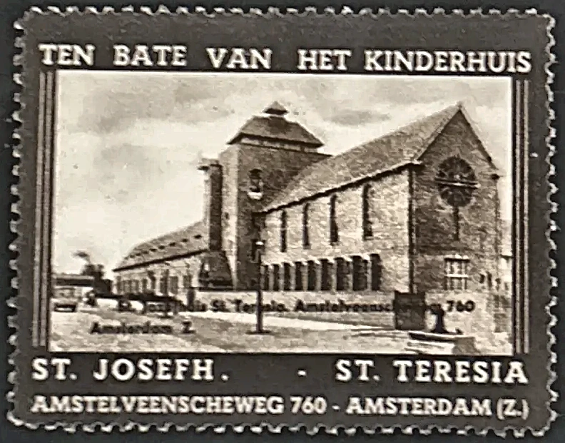 Sluitzegel ten bate van het Kinderhuis St. Jozef & St. Teresia, Amsterdam-Zuid