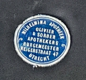 Sluitzegel Wilhelmina Apotheek Utrecht