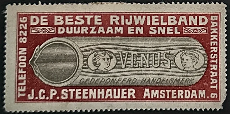 Venus Rijwielband – J.C.P. Steenhauer Amsterdam