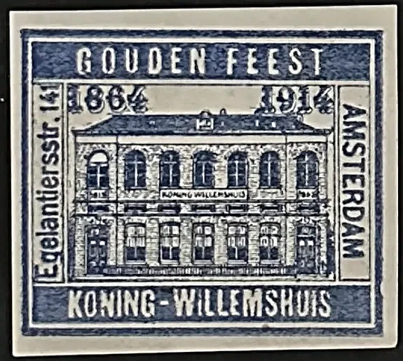 Gouden Feest Koning-Willemshuis Amsterdam 1864-1914