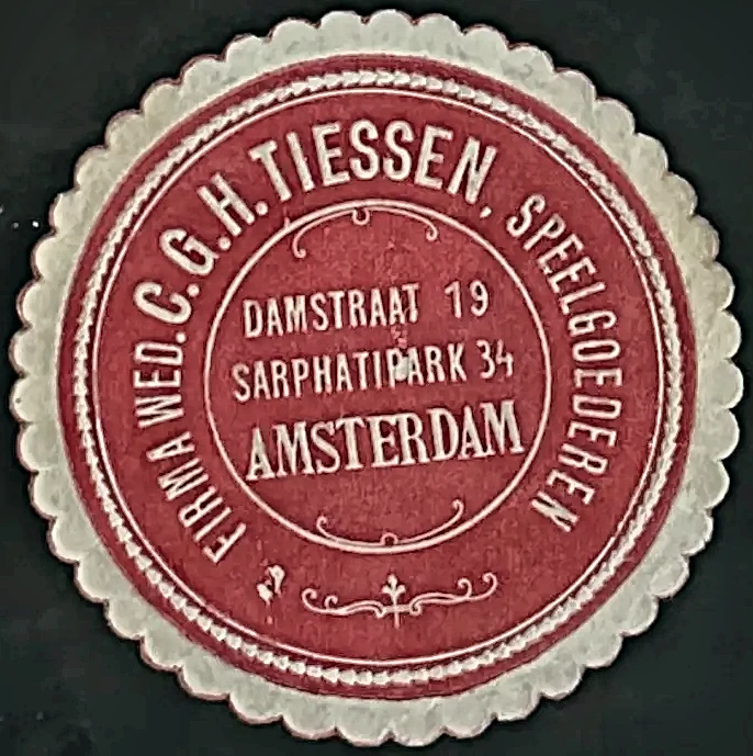 Firma Wed. C.G.H. Tiessen – Speelgoederen Amsterdam