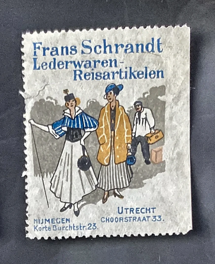 Sluitzegel Frans Schrandt Lederwaren en Reisartikelen