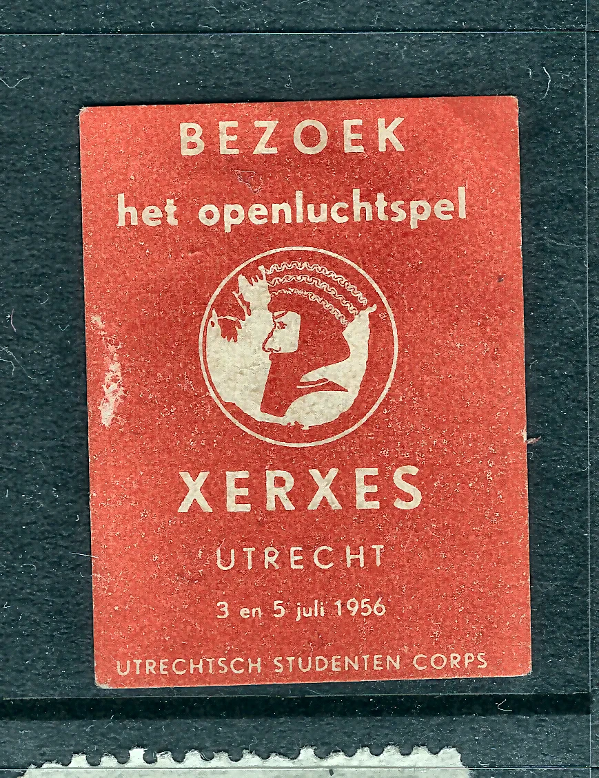 Sluitzegel Openluchtspel Xerxes Utrecht 1956
