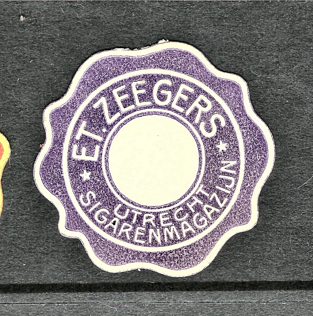 Sluitzegel Et. Zeegers Sigarenmagazijn Utrecht
