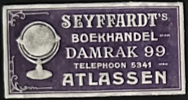 Seyffardt's Boekhandel – Atlassen, Damrak 99 Amsterdam