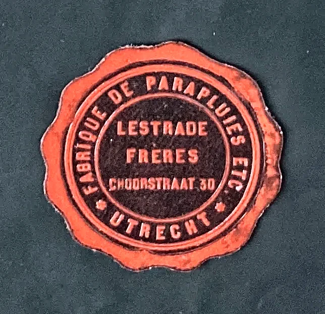 Sluitzegel Lestrade Frères – Fabrique de Parapluies, Utrecht