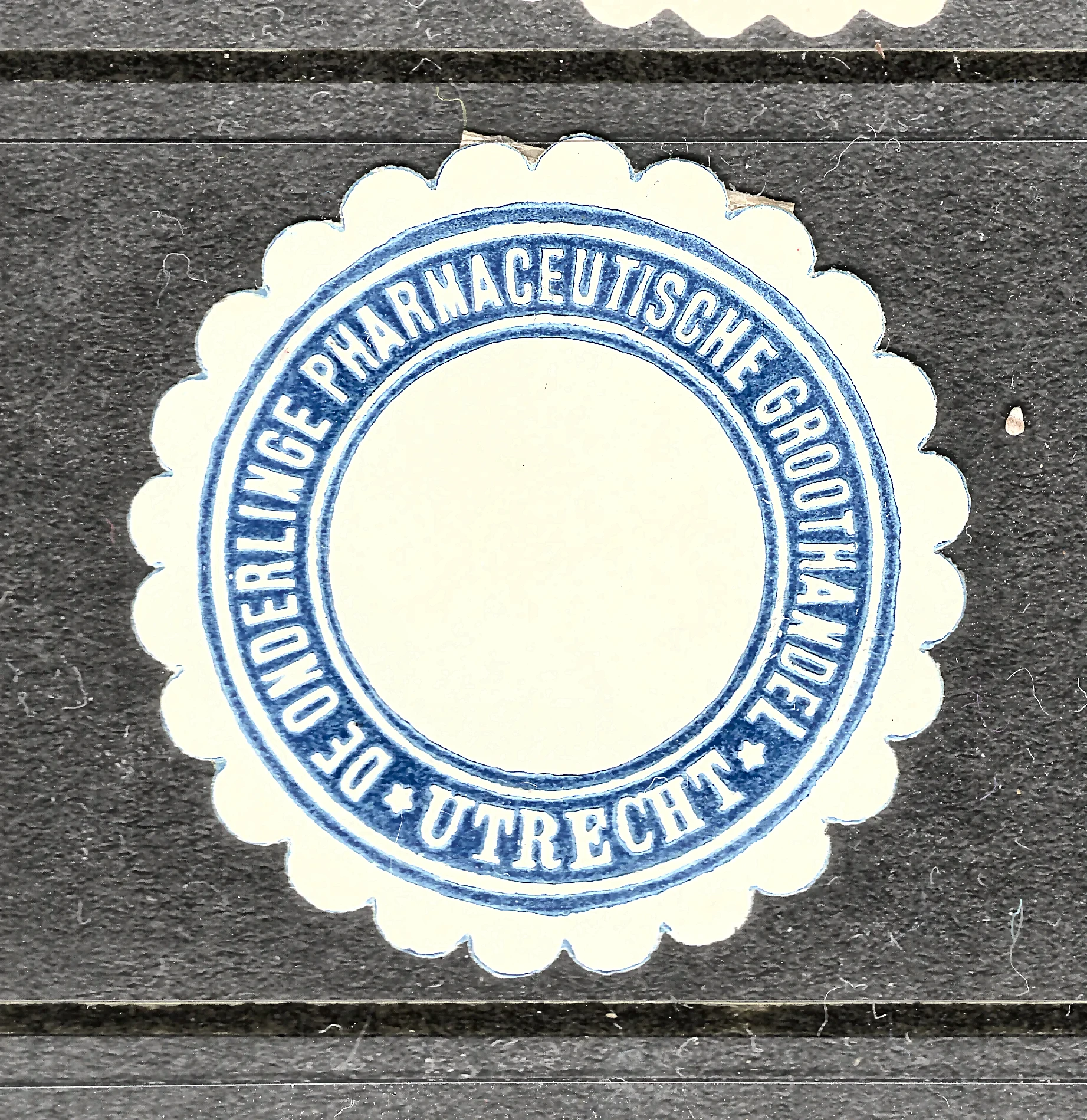 Sluitzegel De Onderlinge Pharmaceutische Groothandel Utrecht