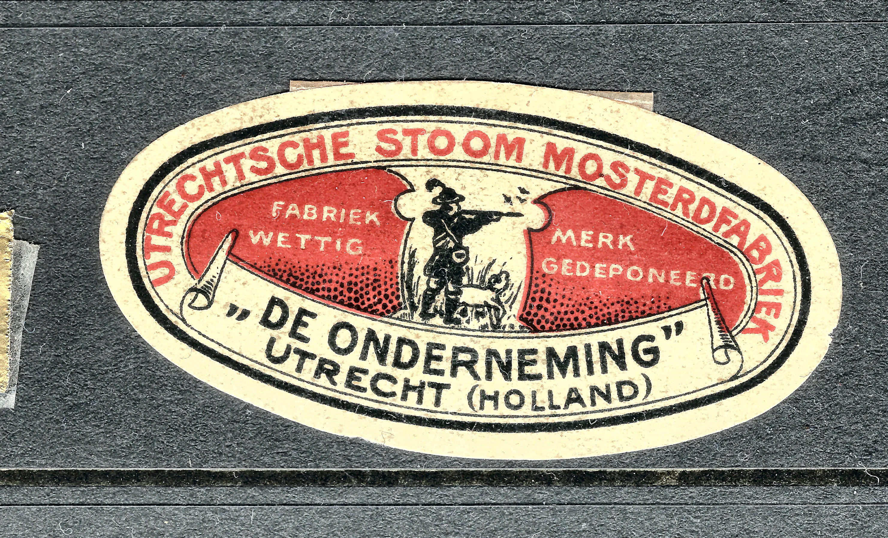 Sluitzegel Utrechtsche Stoom Mosterdfabriek De Onderneming