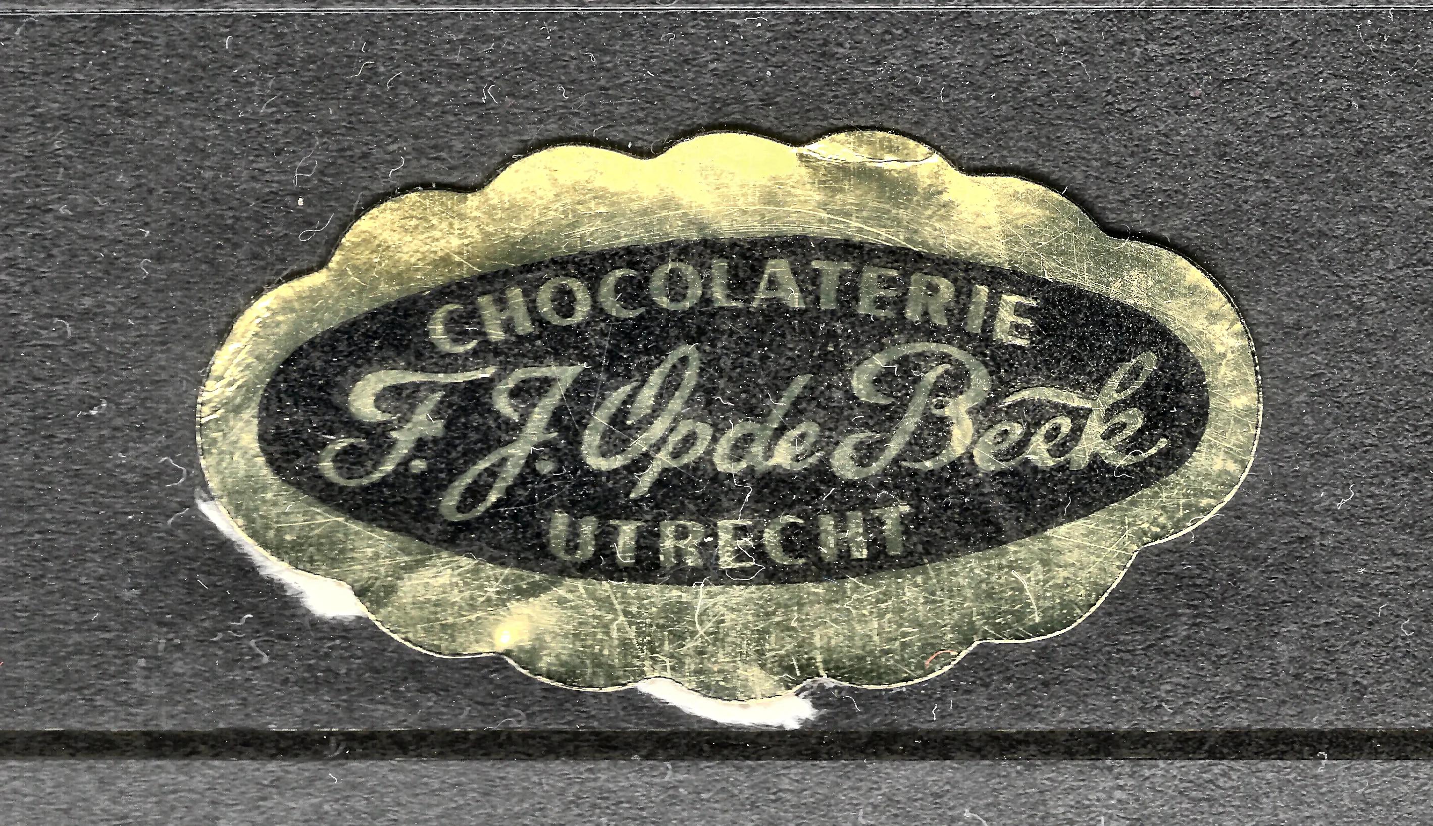 Sluitzegel Chocolaterie F.J. Op de Beek, Utrecht