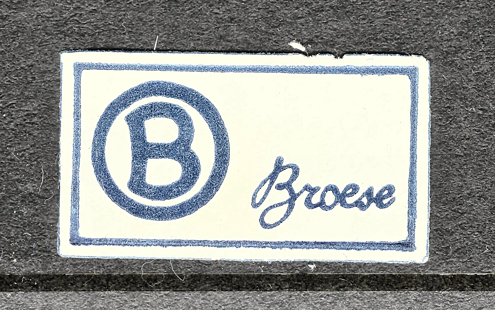 Sluitzegel Boekhandel Broese