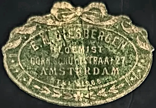 Sluitzegel bloemist E.M. Diesbergen, Amsterdam