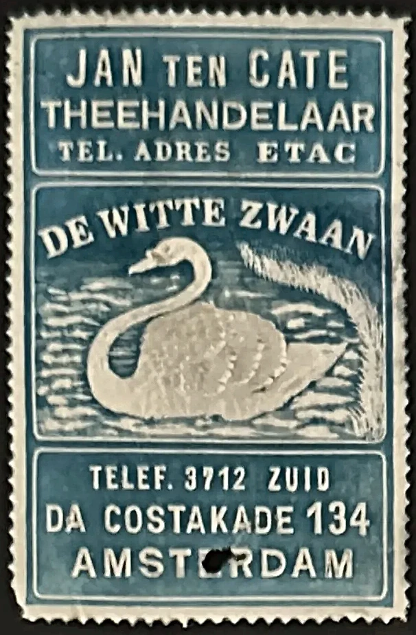 Jan ten Cate – Theehandelaar De Witte Zwaan, Amsterdam