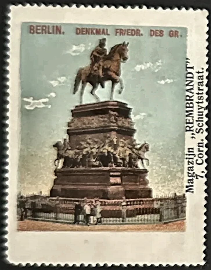 Berlijn – Ruiterstandbeeld Frederik de Grote – Magazijn Rembrandt